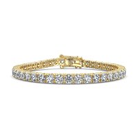 Tennis Bracelet with Round Lab Grown Diamonds 10cts Total Weight