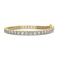 Tennis Bracelet with Round Lab Grown Diamonds 10cts Total Weight