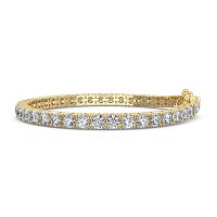 Tennis Bracelet with Round Lab Grown Diamonds 10cts Total Weight
