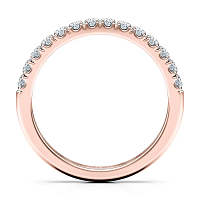 Tulip Natural Diamond Wedding Ring 0.34cts Total Weight
