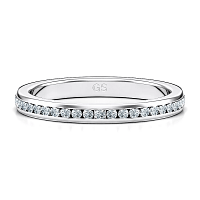 Tulip Natural Diamond Wedding Ring 0.21cts Total Weight