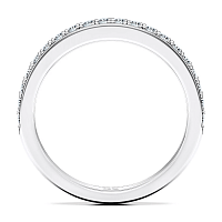 Alta Wedding Ring with Natural Diamonds 0.24ct Total Weight