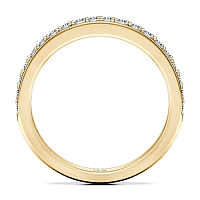 Alta Wedding Ring with Natural Diamonds 0.24ct Total Weight