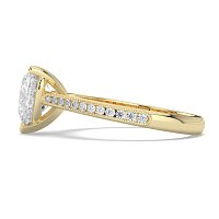 Cathedral Channel set Milgrain