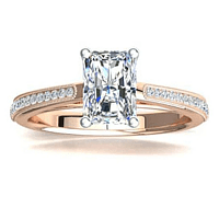 Cathedral Channel set Milgrain