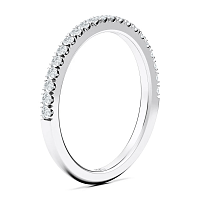 Cara Fine Wedding Ring with Natural Diamonds 0.19ct Total Weight