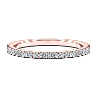 Cara Fine Wedding Ring with Natural Diamonds 0.19ct Total Weight