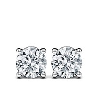 Earrings with 2 Lab Grown Diamonds 0.70ct Total Weight