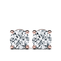 Earrings with 2 Lab Grown IGI Diamonds 1.51ct Total Weight
