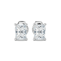 Earrings with 2 Lab Grown IGI Diamonds 1.48ct Total Weight