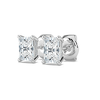 Earrings with 2 Lab Grown IGI Diamonds 1.48ct Total Weight