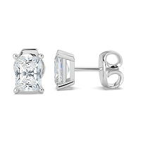 Earrings with 2 Lab Grown IGI Diamonds 2.11ct Total Weight
