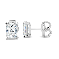 Earrings with 2 Lab Grown IGI Diamonds 1.5ct Total Weight