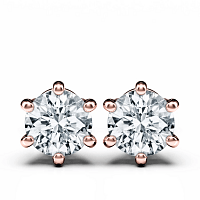 Earrings with 2 Lab Grown IGI Diamonds 1.48ct Total Weight