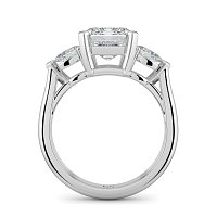Calista 3 Stones Pear
