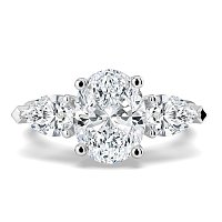 Dalia 3 Stones Pear