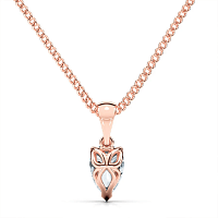Tulip Claw Set Pendant
