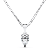 Tulip Claw Set Pendant