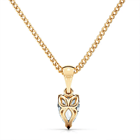 Tulip Claw Set Pendant