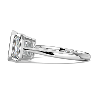 Selena 3 Stones Engagement Ring with 2.57ct IGI LG Diamonds