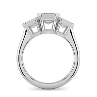 Selena 3 Stones Engagement Ring with 2.57ct IGI LG Diamonds
