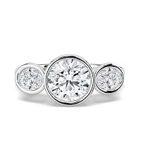 Selena 3 Stones Oval
