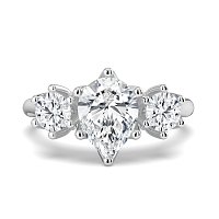 Tulip 3 Stones Round