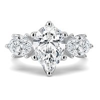 Tulip 3 Stones Oval