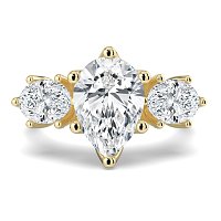 Tulip 3 Stones Oval