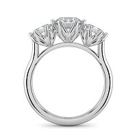 Tulip 3 Stones Oval