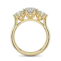 Tulip 3 Stones Oval