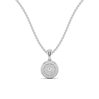 Angeli Halo Claw Set Pendant