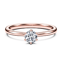 Petite Rene Solitaire Engagement Ring