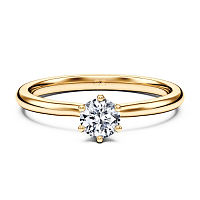 Petite Rene Solitaire Engagement Ring