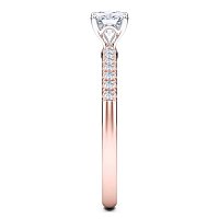 Petite Traditional Claw Set Diamond Engagement Ring