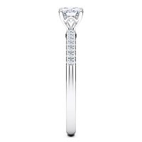 Petite Traditional Claw Set Diamond Engagement Ring