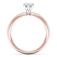 Petite Traditional Solitaire Diamond Engagement Ring