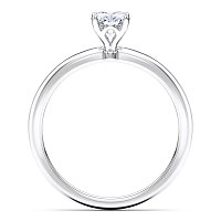 Petite Traditional Solitaire Diamond Engagement Ring