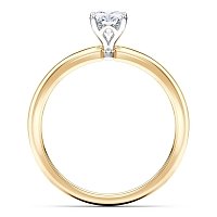 Petite Traditional Solitaire Diamond Engagement Ring