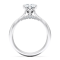 Tulip Petal with Diamonds