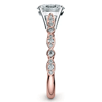 Cathedral Marquise shaped Ring