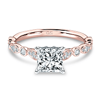 Cathedral Marquise shaped Ring