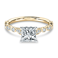 Cathedral Marquise shaped Ring