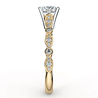 Cathedral Marquise shaped Ring