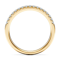 Tulip Natural Diamond Wedding Ring 0.17cts Total Weight