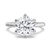 Dalia 6 Shared Claws Engagement Ring
