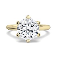 Dalia 6 Shared Claws Engagement Ring