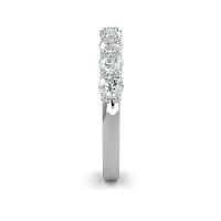 Criss Cross Wedding Ring with Natural Diamonds 0.9ct Total Weight