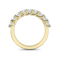 Criss Cross Wedding Ring with Natural Diamonds 0.9ct Total Weight