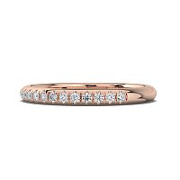 Rene Straight Claw Set Wedding Ring